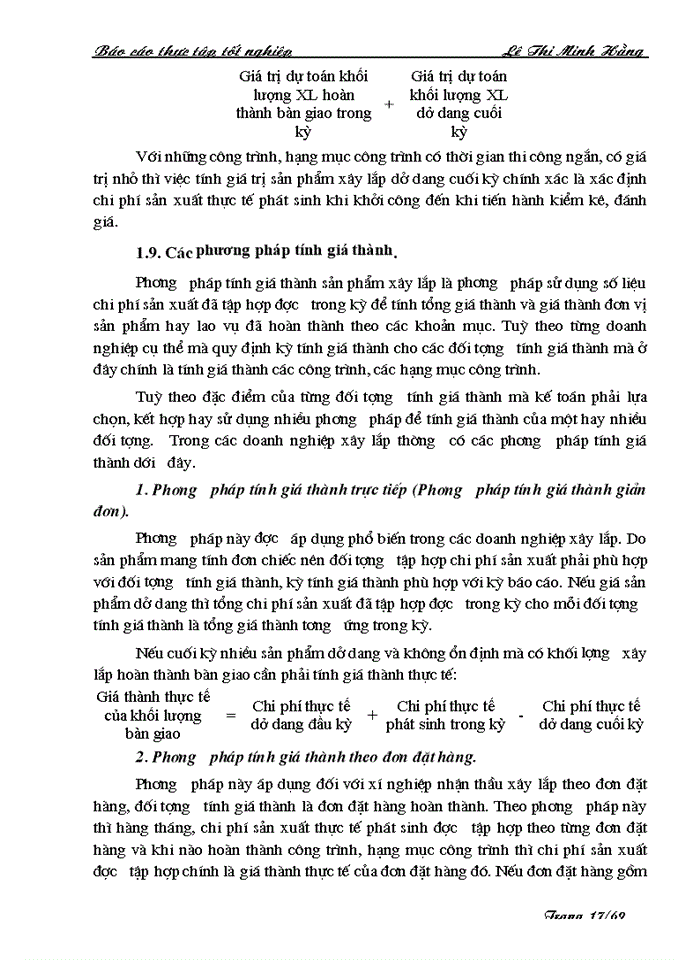 image for page Tổ chức Kế toán Chi phí sản xuất và tính giá thành sản phẩm xây lắp tại Công ty Cầu 7 Thăng Long