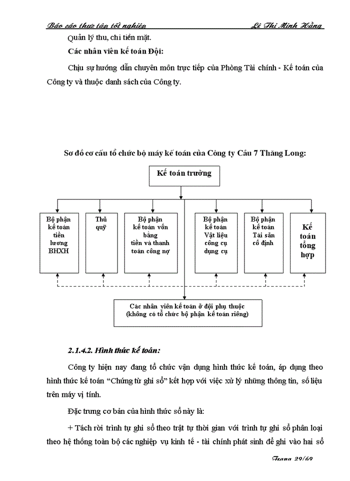 image for page Tổ chức Kế toán Chi phí sản xuất và tính giá thành sản phẩm xây lắp tại Công ty Cầu 7 Thăng Long