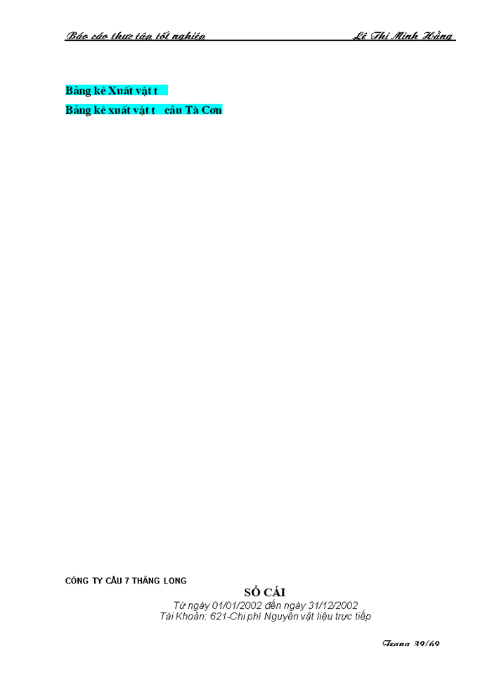 image for page Tổ chức Kế toán Chi phí sản xuất và tính giá thành sản phẩm xây lắp tại Công ty Cầu 7 Thăng Long