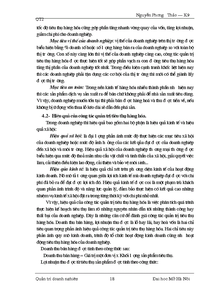 image for page Một số giải pháp nhằm nâng cao chất lượng công tác quản trị tiêu thụ hàng hóa tại Công ty Điện tử  Sao Mai.