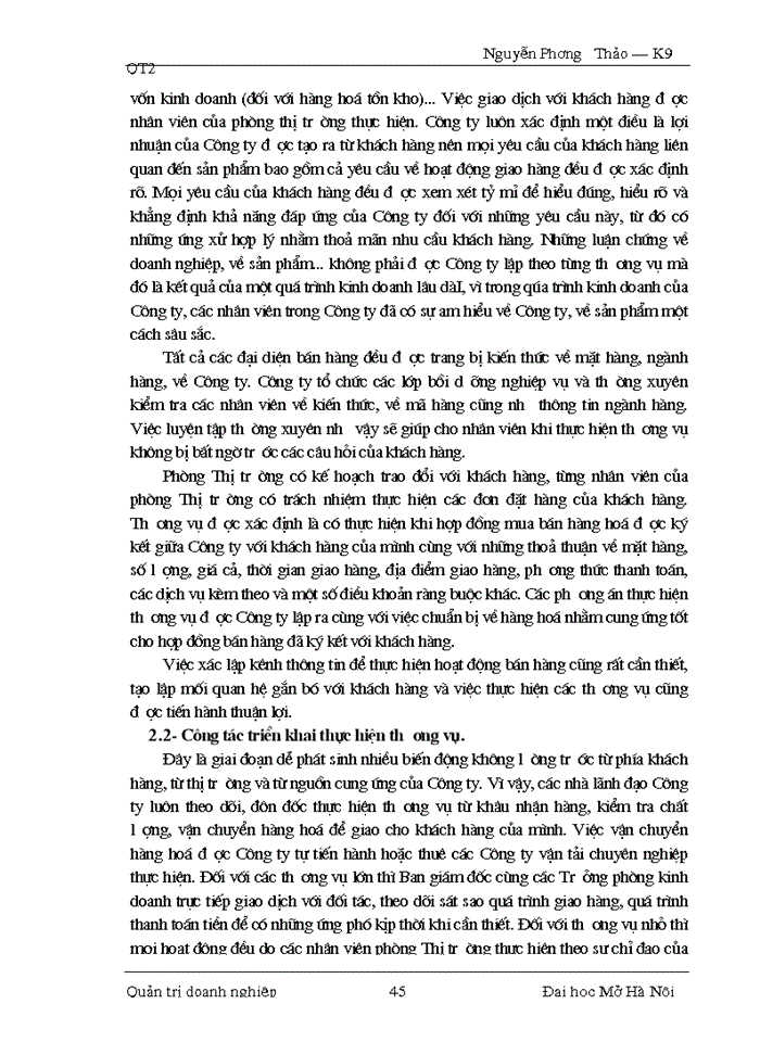 image for page Một số giải pháp nhằm nâng cao chất lượng công tác quản trị tiêu thụ hàng hóa tại Công ty Điện tử  Sao Mai.