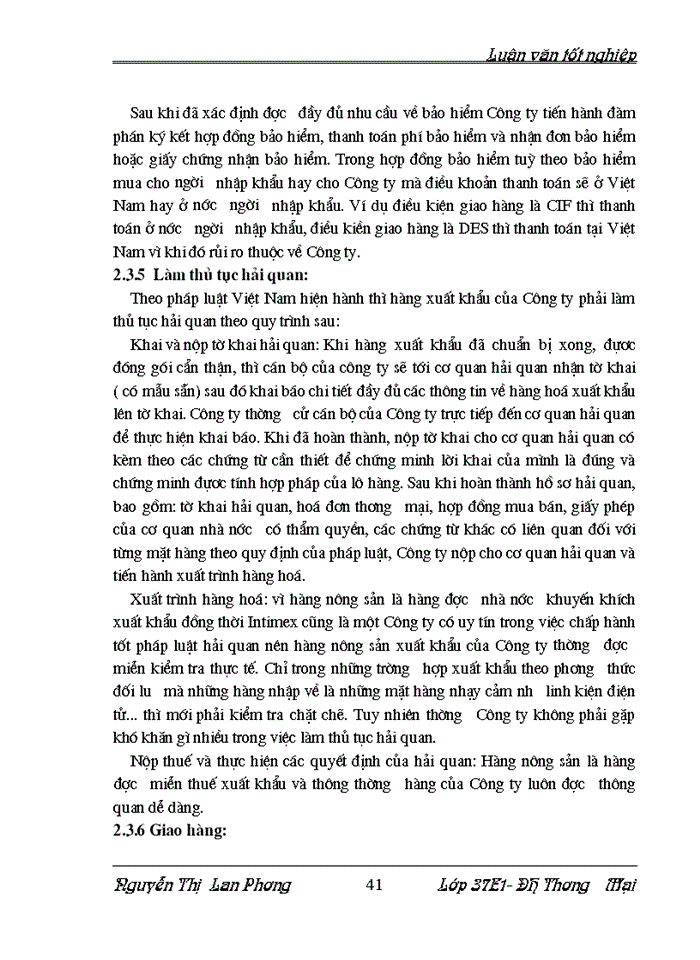 image for page Hoàn thiện quy trình nghiệp vụ tổ chức thực hiện hợp đồng xuất khẩu hàng nông sản tại Công ty XNK Intimex