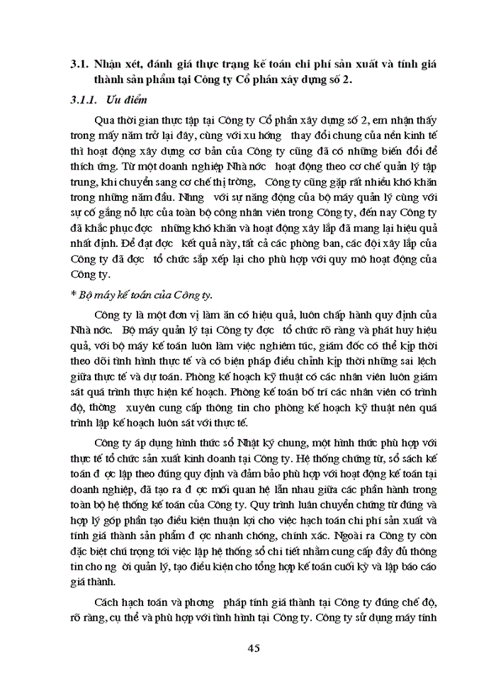 image for page Kế toán chi phí sản xuất và tính giá thành sản phẩm xây lắp tại công ty cổ phần xây dựng số 2