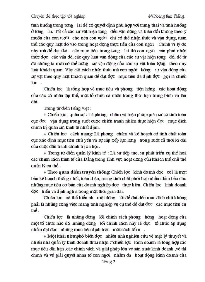 image for page Chiến lược kinh doanh của Công ty cổ phần xây dựng công trình giao thông 419