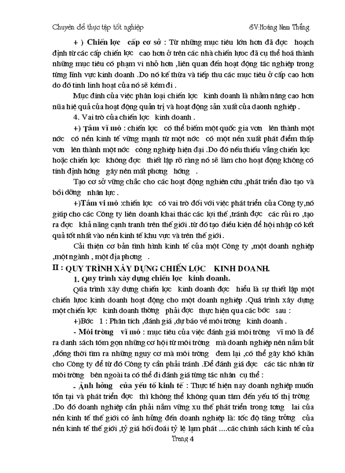 image for page Chiến lược kinh doanh của Công ty cổ phần xây dựng công trình giao thông 419