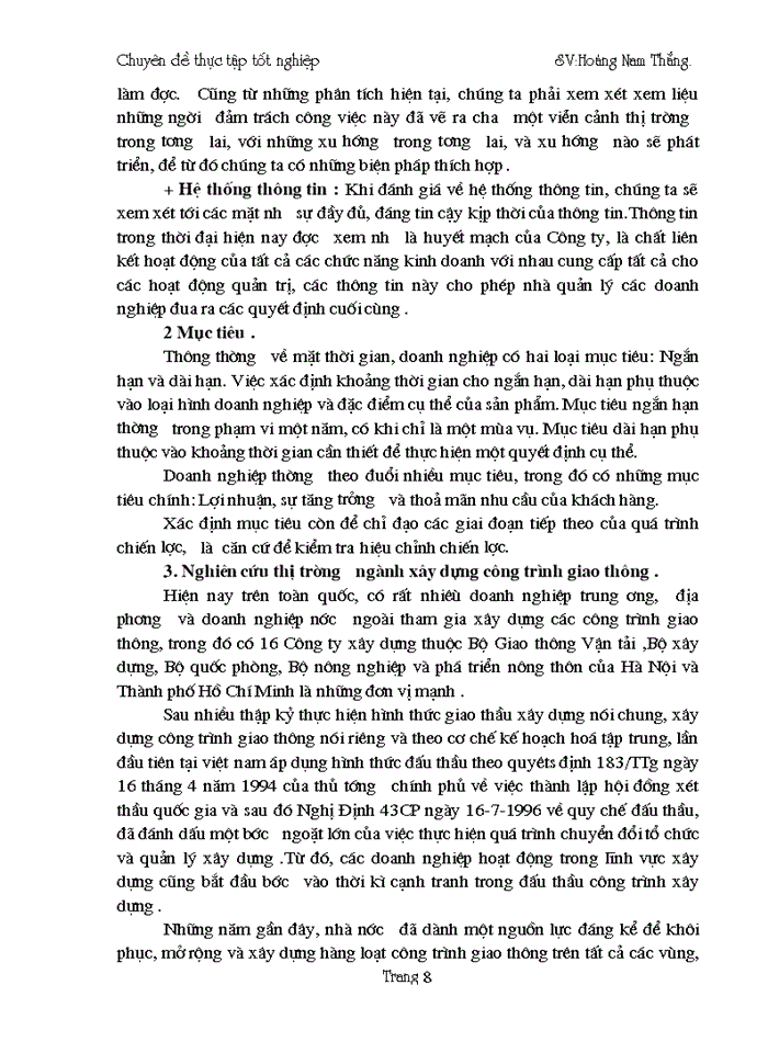 image for page Chiến lược kinh doanh của Công ty cổ phần xây dựng công trình giao thông 419