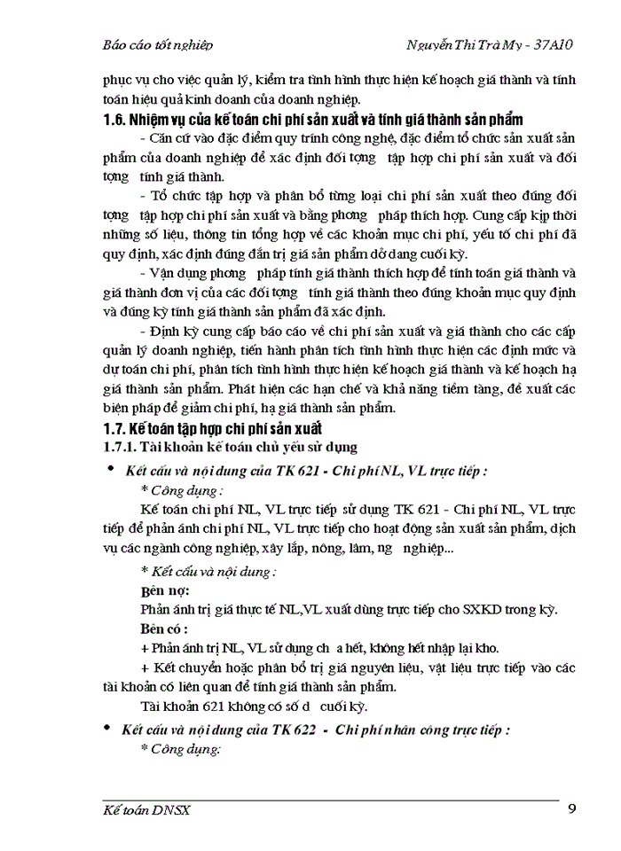 image for page Kế toán chi phí sản xuất và tính giá thành sản phẩm tại Công ty TNHH Sơn Hà