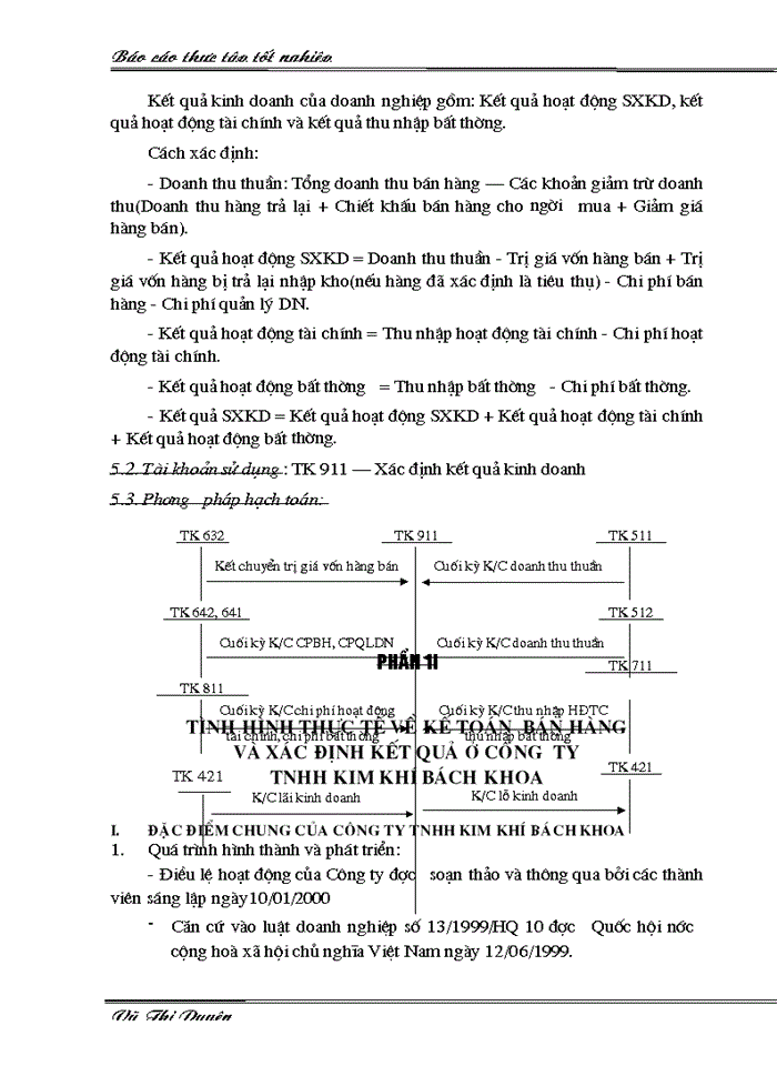 image for page Tổ chức kế toán bán hàng và xác định kết quả trong doanh nghiệp thương mại - Khảo sát thực tế tại công ty TNHH Bách Khoa