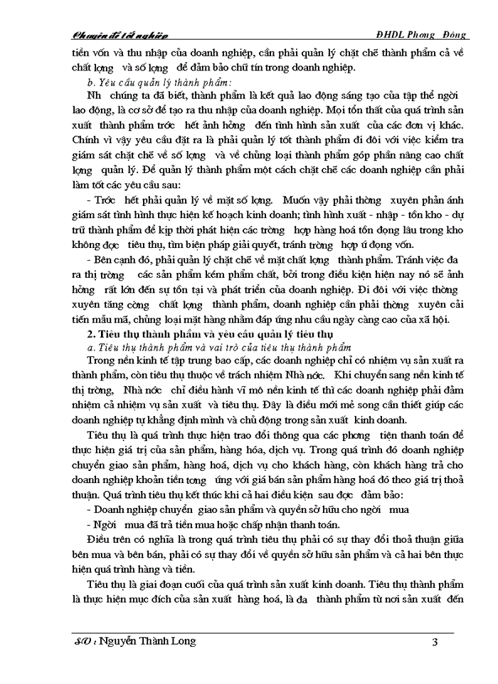 image for page Công tác hạch toán kế toán thành phẩm và tiêu thụ thành phẩm” ở công ty Dệt may  Hà Nội