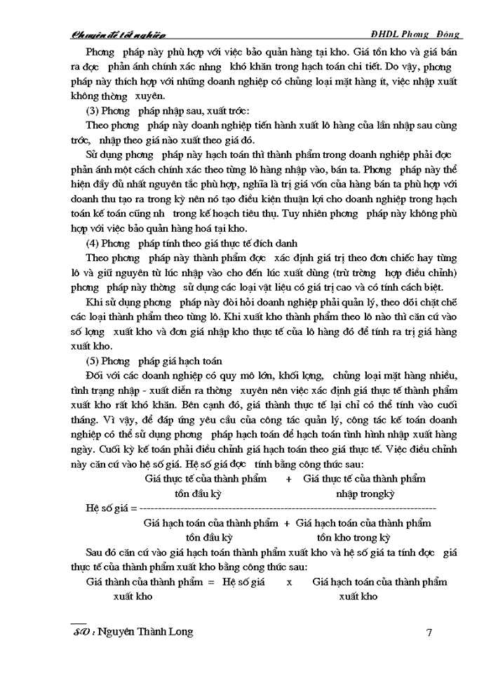 image for page Công tác hạch toán kế toán thành phẩm và tiêu thụ thành phẩm” ở công ty Dệt may  Hà Nội