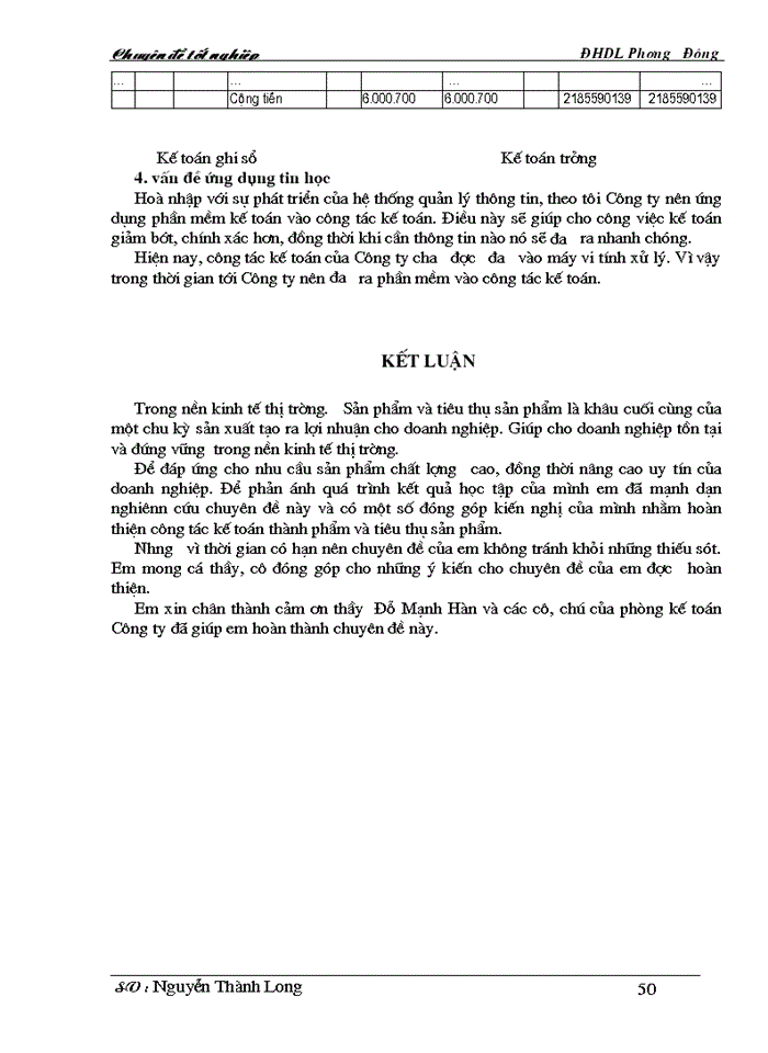 image for page Công tác hạch toán kế toán thành phẩm và tiêu thụ thành phẩm” ở công ty Dệt may  Hà Nội