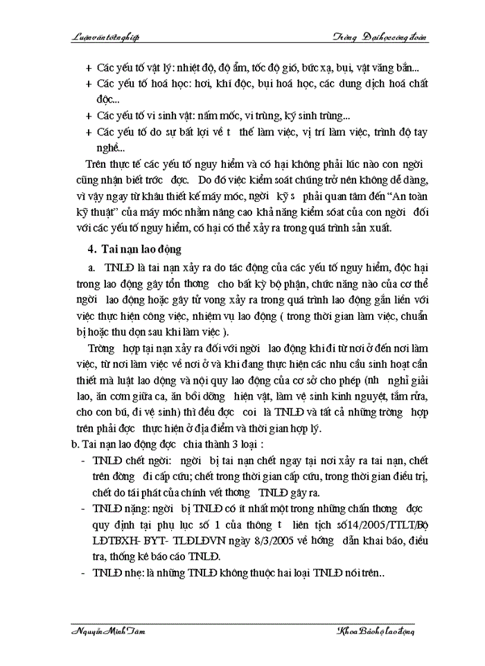image for page Một số kiến nghị,giải pháp nâng cao năng lực hoạt động công tác BHLĐ của công đoàn tổng công ty Dệt May VN