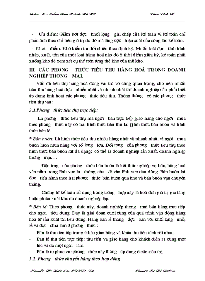 image for page Công tác tổ chức kế toán bán hàng và xác định kết quả kinh doanh ở công ty Hà Thành-BQP