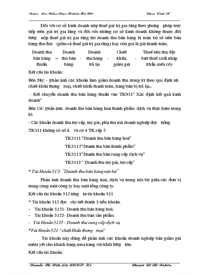 image for page Công tác tổ chức kế toán bán hàng và xác định kết quả kinh doanh ở công ty Hà Thành-BQP