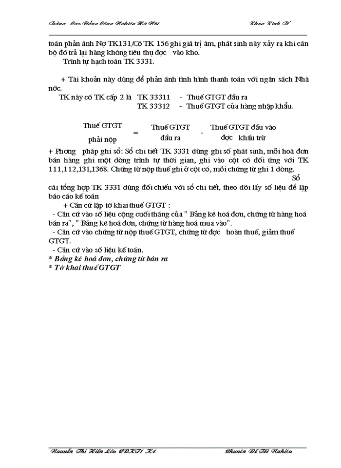 image for page Công tác tổ chức kế toán bán hàng và xác định kết quả kinh doanh ở công ty Hà Thành-BQP