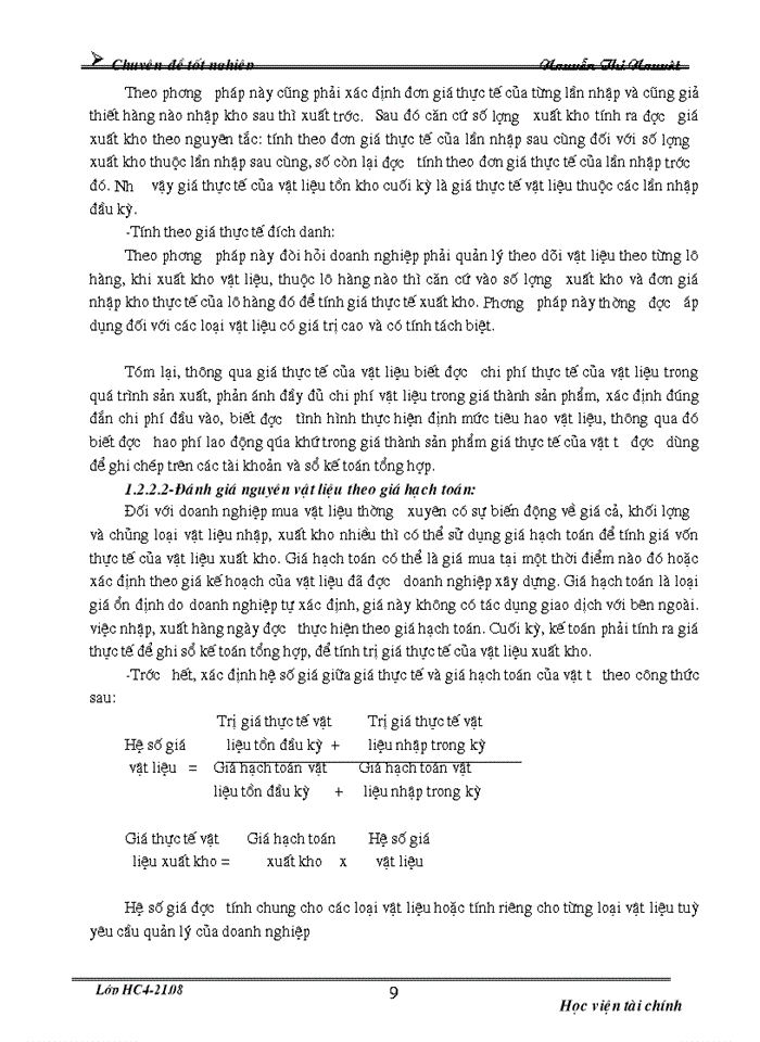 image for page Tổ chức kế toán nguyên vật liệu và phân tích tình hình cung cấp, sử dụng nguyên vật liệu ở công ty Cường & Thịnh