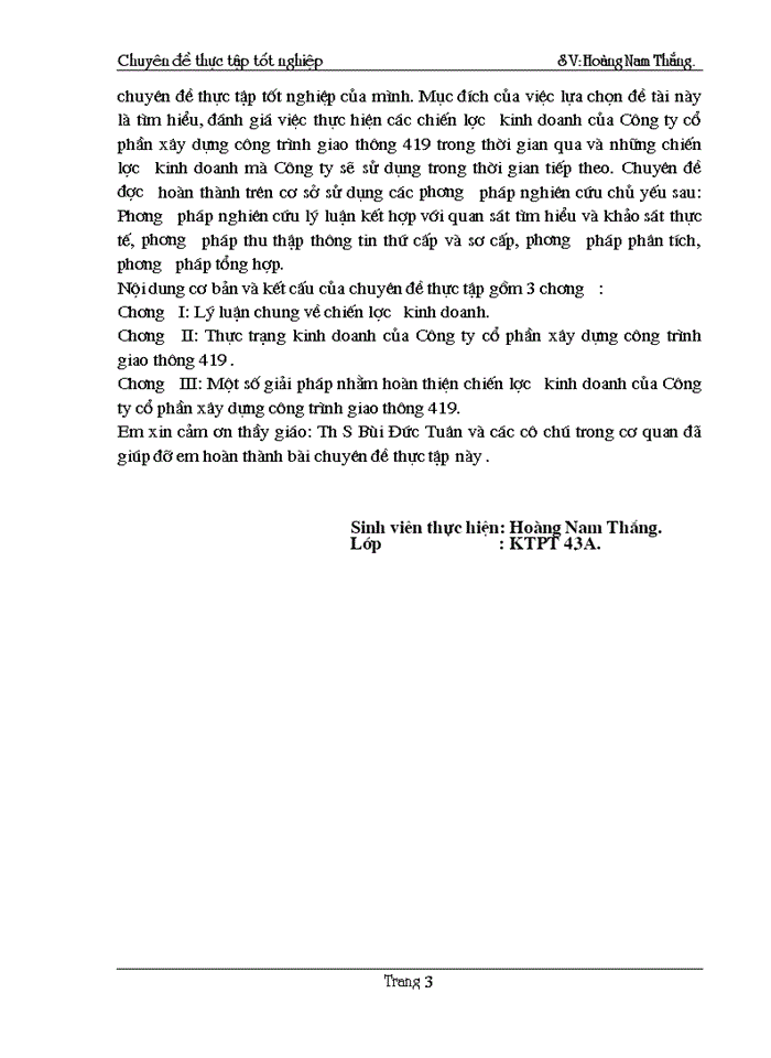 image for page Hoàn thiện chiến lược kinh doanh của Công ty cổ phần xây dựng công trình giao thông 419