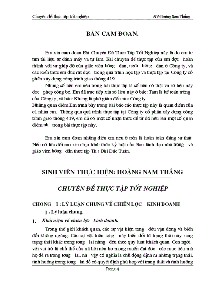 image for page Hoàn thiện chiến lược kinh doanh của Công ty cổ phần xây dựng công trình giao thông 419