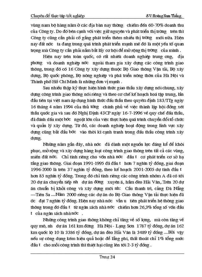 image for page Hoàn thiện chiến lược kinh doanh của Công ty cổ phần xây dựng công trình giao thông 419