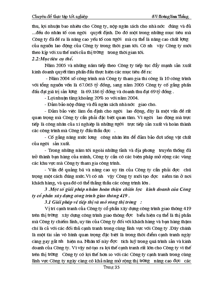 image for page Hoàn thiện chiến lược kinh doanh của Công ty cổ phần xây dựng công trình giao thông 419