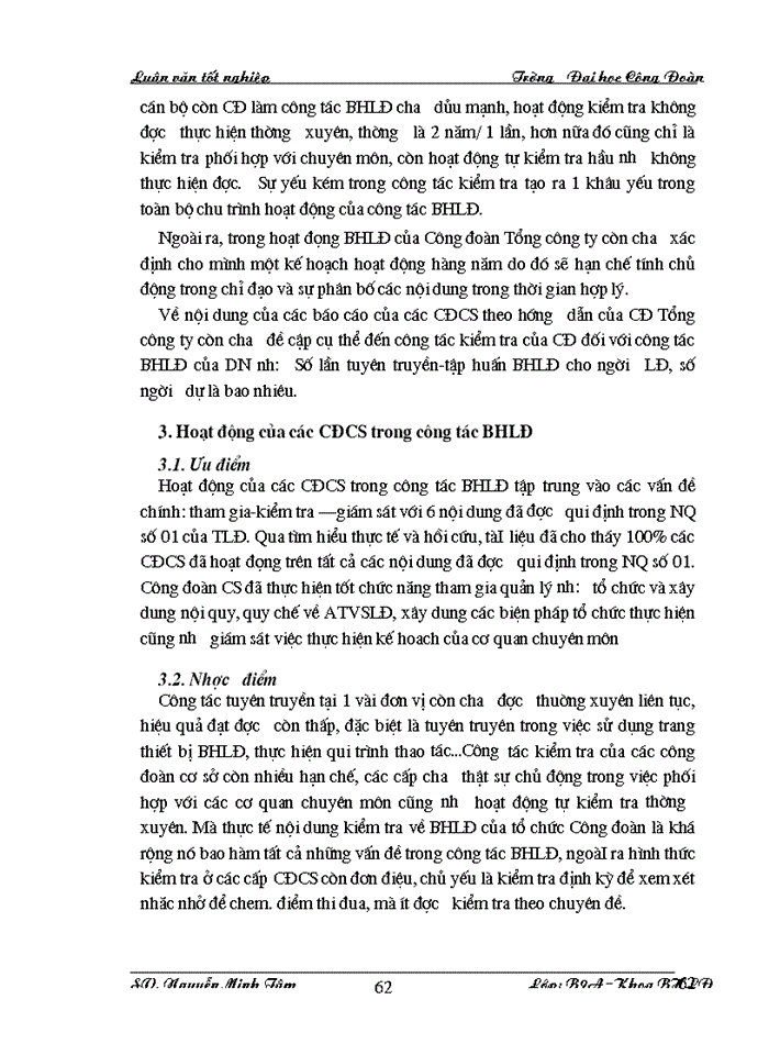 image for page Một số ý kiến đánh  giá,kiến nghị, giải pháp về hoạt động của công đoàn các cấp trong tổng công ty dệt may