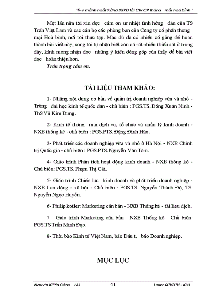 image for page Đẩy mạnh hoạt động sản xuất kinh doanh tại Công cổ phần Thương mại Hoà bình