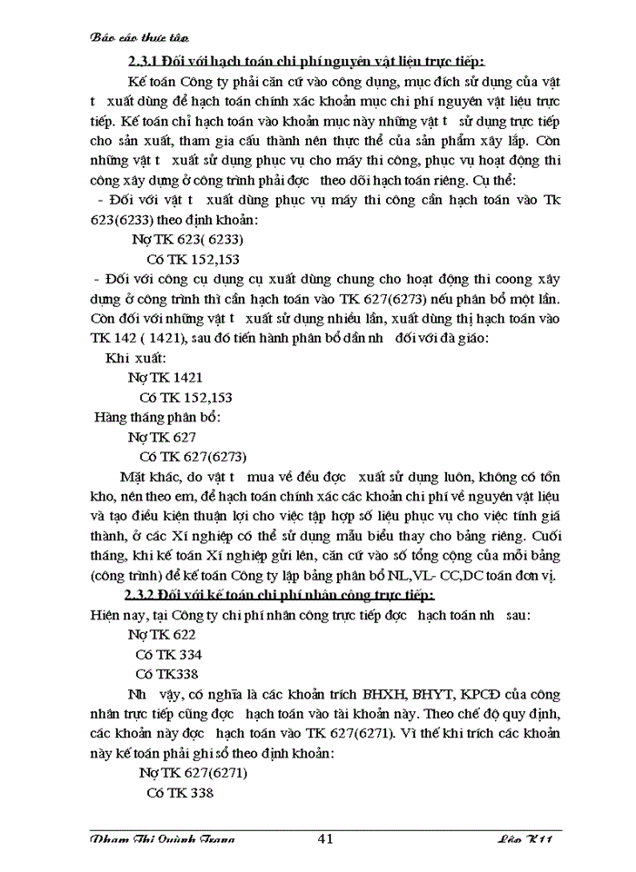 image for page Tìm hiều công tác hạch toán chi phí sản xuất và tính giá thành sản phẩm tại Công ty xây dựng số 3 Hà Nội