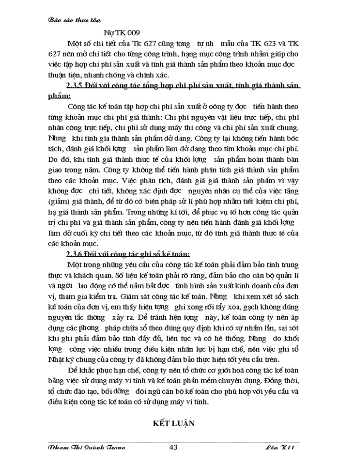 image for page Tìm hiều công tác hạch toán chi phí sản xuất và tính giá thành sản phẩm tại Công ty xây dựng số 3 Hà Nội