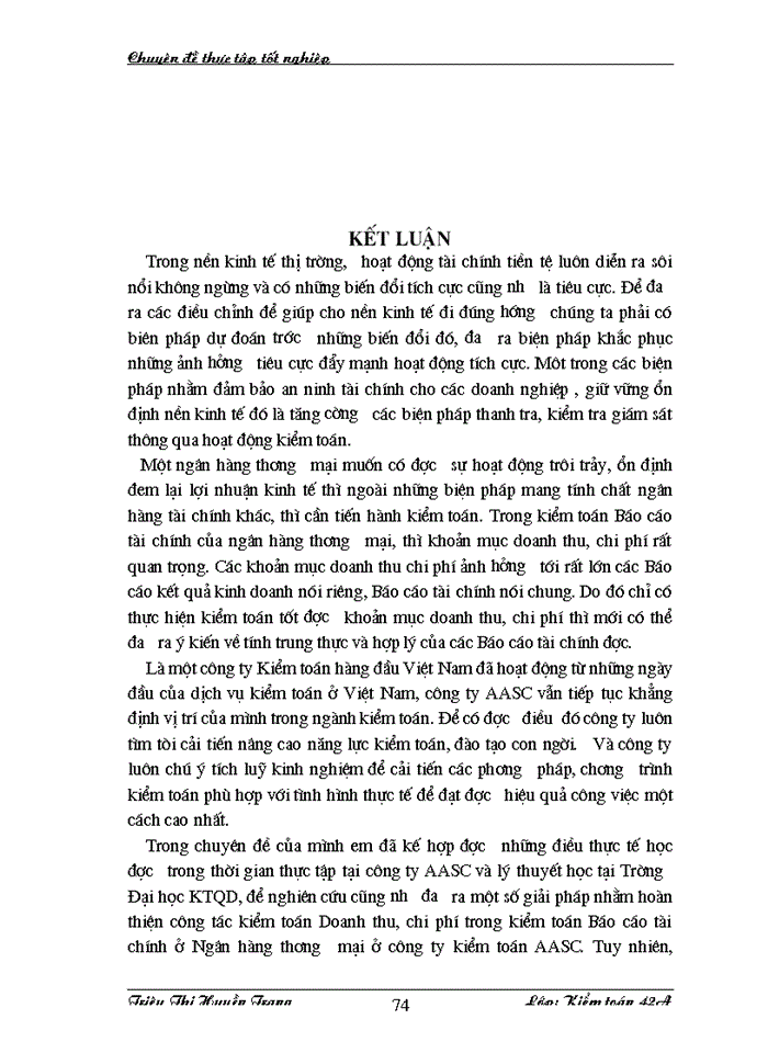 image for page Kiểm toán các loại doanh thu, chi phí trong kiểm toán Báo cáo tài chính của Ngân hàng thương mại ở Công ty Dịch vụ Tư vấn Tài chính Kế toán và Kiểm toán