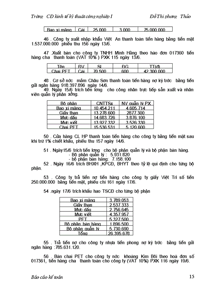image for page Một số kiến nghị nhằm hoàn thiện công tác hoạch toán kế toán tại công ty.