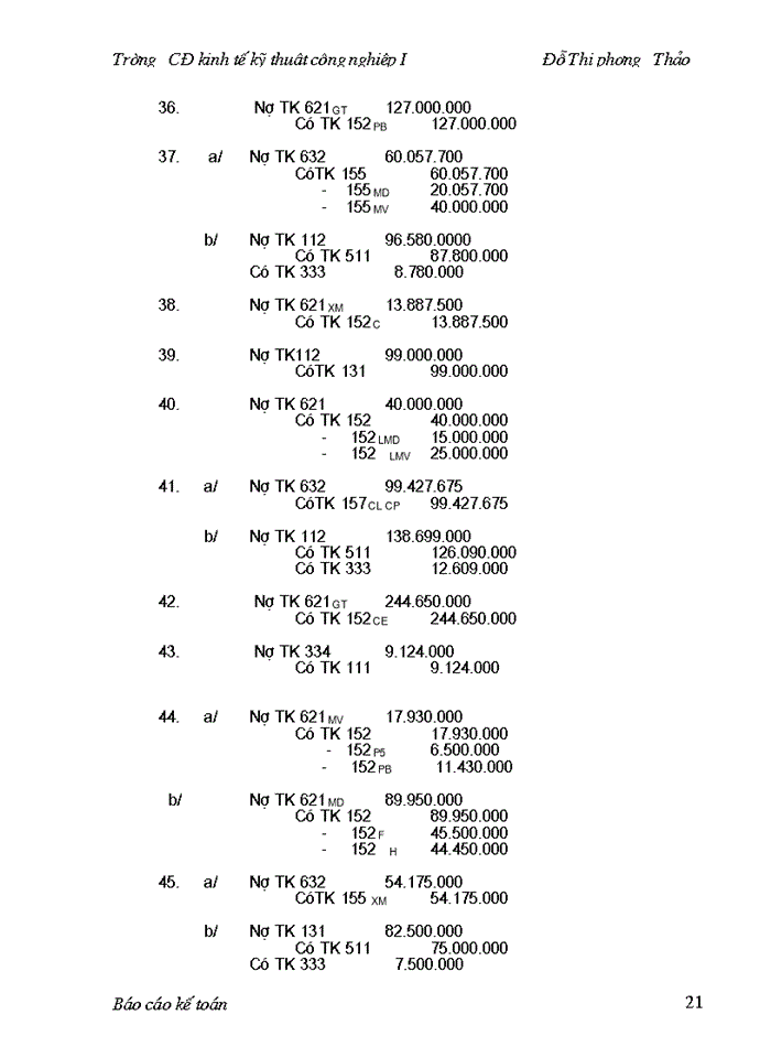 image for page Một số kiến nghị nhằm hoàn thiện công tác hoạch toán kế toán tại công ty.