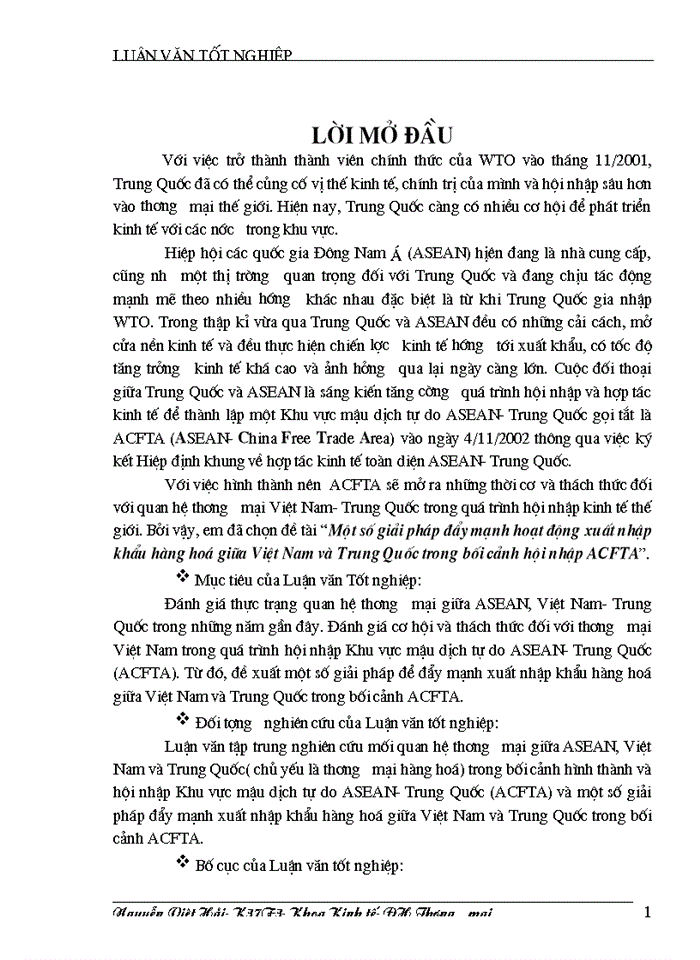 image for page Một số giải pháp đẩy mạnh hoạt động xuất nhập khẩu hàng hoá giữa Việt Nam và Trung Quốc trong bối cảnh hội nhập ACFTA