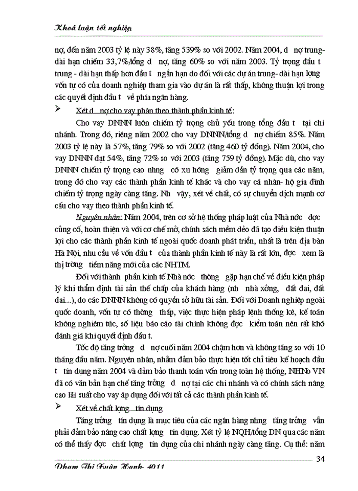 image for page Giải pháp nhằm mở rộng tín dụng tiêu dùng tại chi nhánh NHNo&PTNT Thăng Long