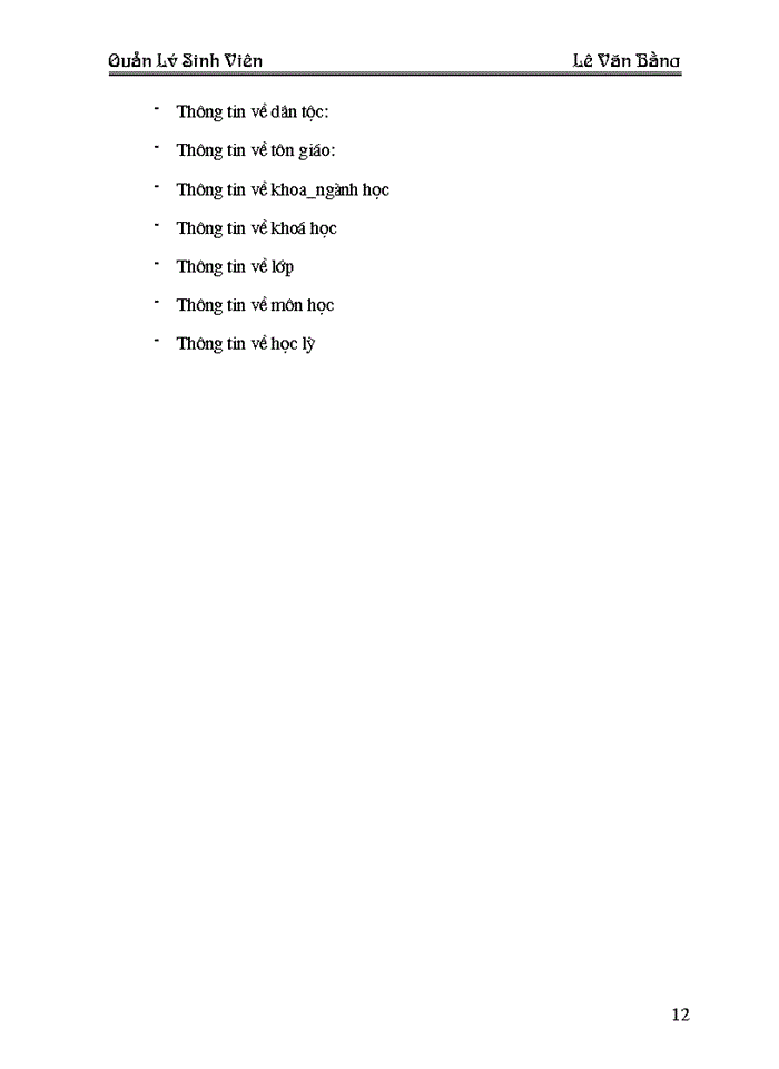 image for page Quản lý sinh viên