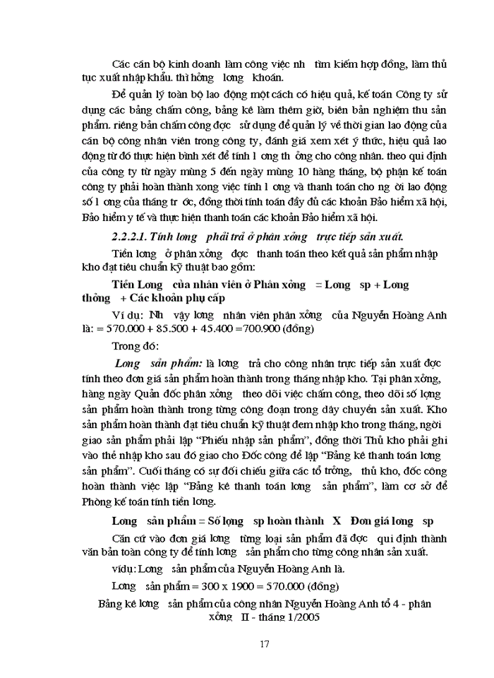 image for page Tổ chức công tác kế toán tiền lương và các khoản trích theo lương tại công ty TNHH Hưng Lộc