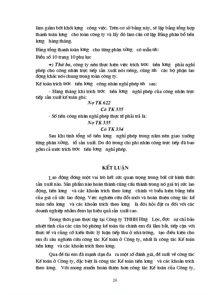 image for page Tổ chức công tác kế toán tiền lương và các khoản trích theo lương tại công ty TNHH Hưng Lộc