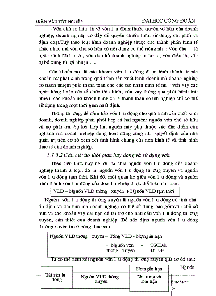 image for page Một số biện pháp nâng cao hiệu quả sử dụng vốn lưu động tại Công ty Dệt May Hà Nội