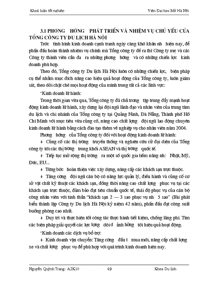 image for page Một số giải pháp góp phần hoàn thiện mô hình tổ chức và hoạt động Tổng công ty Du lịch Hà Nội