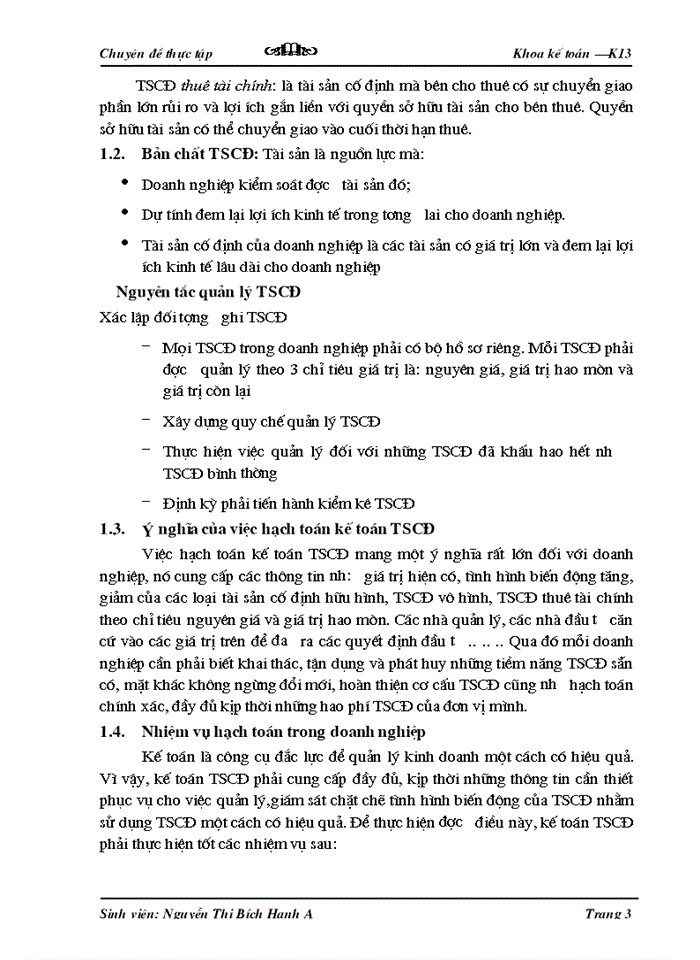 Hoàn thệin kế toán tscđ tại công ty cổ phần đầu tư phát triển công nghệ trung dũng