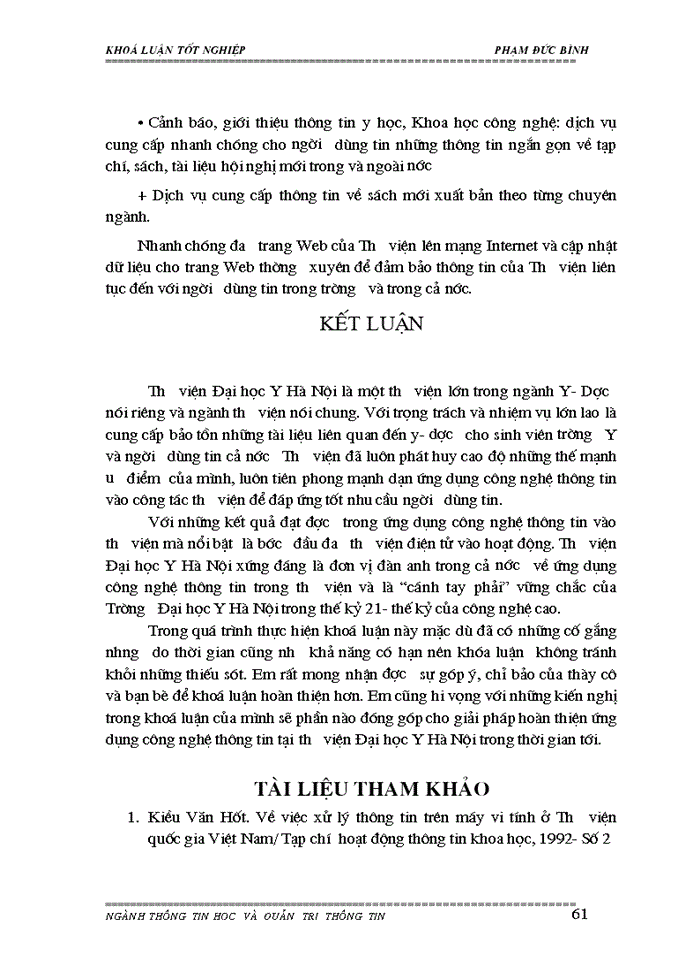 image for page Ứng dụng công nghệ thông tin trong thư viện trường đại học y hà nội