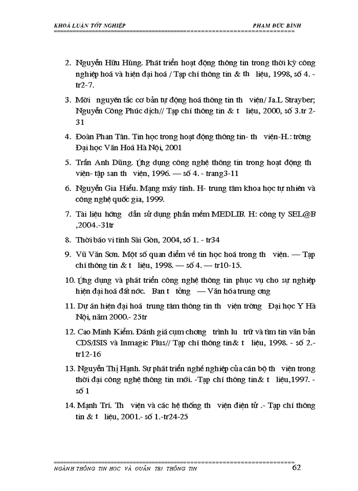 image for page Ứng dụng công nghệ thông tin trong thư viện trường đại học y hà nội