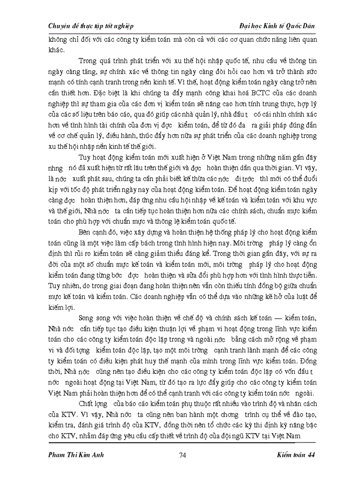 image for page Hoàn thiện quy trình lập kế hoạch kiểm toán trong kiểm toán báo cáo tài chính do Công ty Cổ phần Kiểm toán và Tư vấn Tài chính Kế toán thực hiện