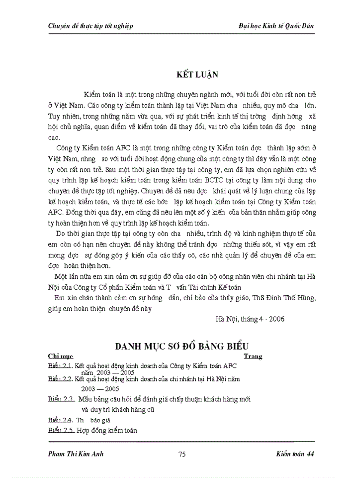 image for page Hoàn thiện quy trình lập kế hoạch kiểm toán trong kiểm toán báo cáo tài chính do Công ty Cổ phần Kiểm toán và Tư vấn Tài chính Kế toán thực hiện
