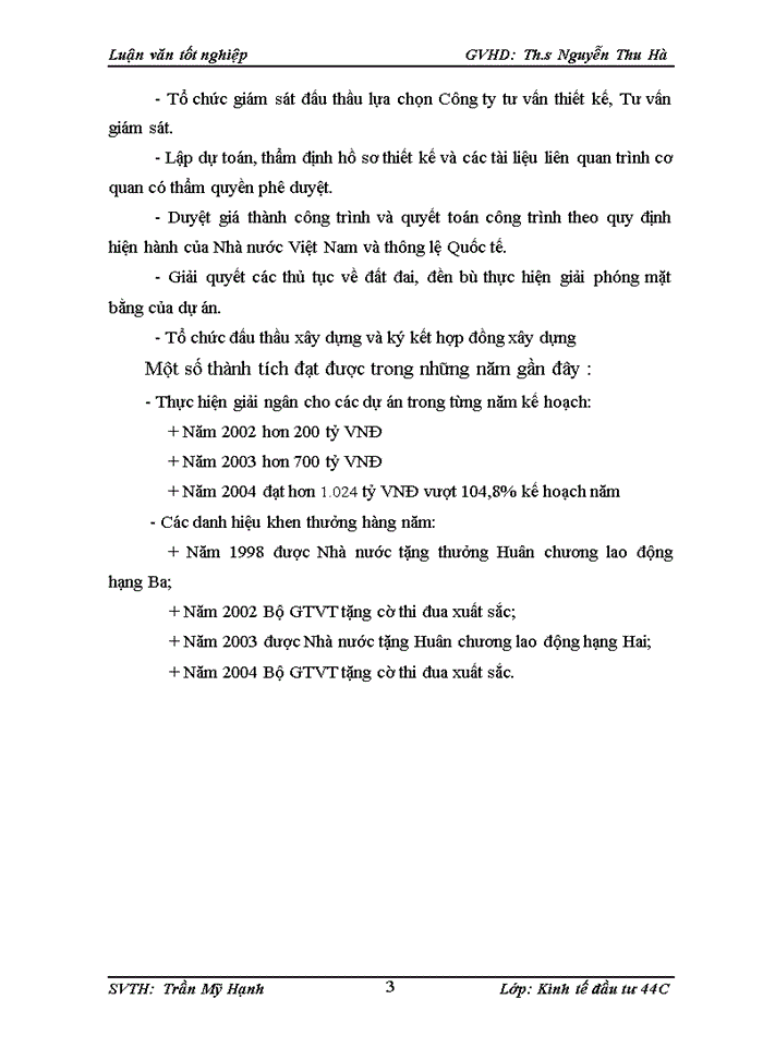 image for page Nâng cao hiệu quả công tác tổ chức đấu thầu các dự án sử dụng vốn trong nước tại Ban Quản lý dự ỏn 5 - Bộ Giao thụng vận tải