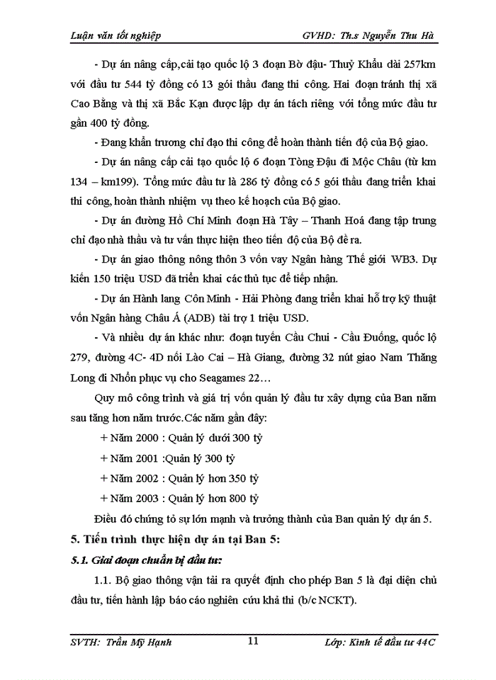 image for page Nâng cao hiệu quả công tác tổ chức đấu thầu các dự án sử dụng vốn trong nước tại Ban Quản lý dự ỏn 5 - Bộ Giao thụng vận tải