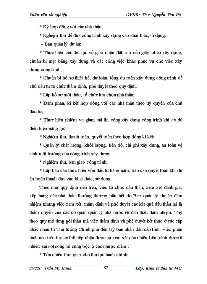 image for page Nâng cao hiệu quả công tác tổ chức đấu thầu các dự án sử dụng vốn trong nước tại Ban Quản lý dự ỏn 5 - Bộ Giao thụng vận tải