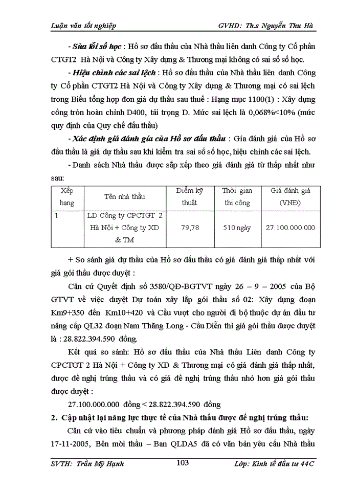 image for page Nâng cao hiệu quả công tác tổ chức đấu thầu các dự án sử dụng vốn trong nước tại Ban Quản lý dự ỏn 5 - Bộ Giao thụng vận tải