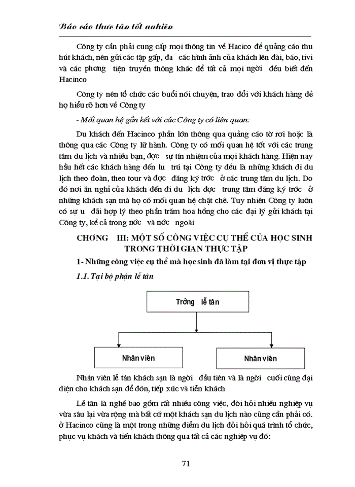 image for page Quá trình hình thành phát triển và đặc điểm kinh doanh của khách sạn HACINCO
