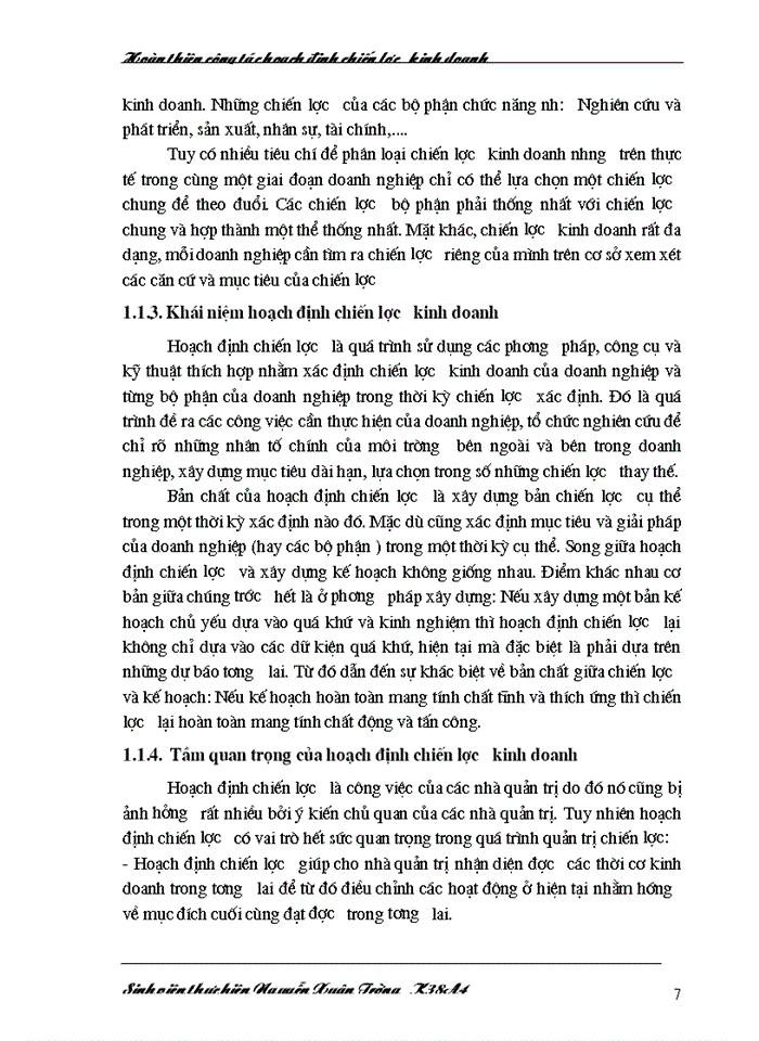 image for page Hoàn thiện công tác hoạch định chiến lược kinh doanh tại Công ty Vật tư Vận tải và Xây dựng công trình Giao thông