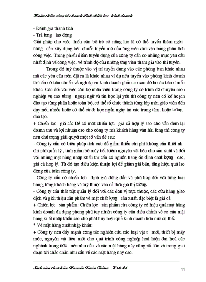 image for page Hoàn thiện công tác hoạch định chiến lược kinh doanh tại Công ty Vật tư Vận tải và Xây dựng công trình Giao thông